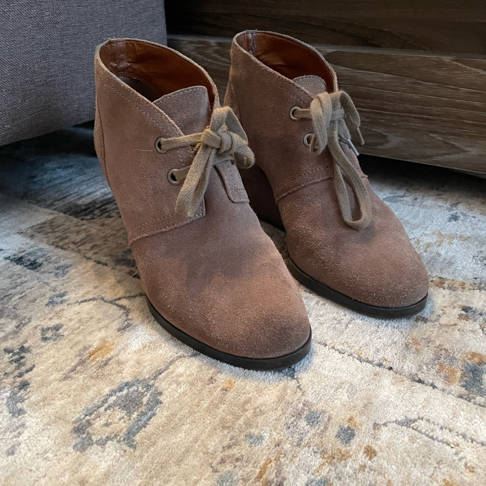 Women's Brown Suede Ankle Boots